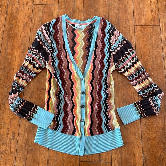Missoni for Target Multicolor Zigzag Cardigan - Picture 1 of 4